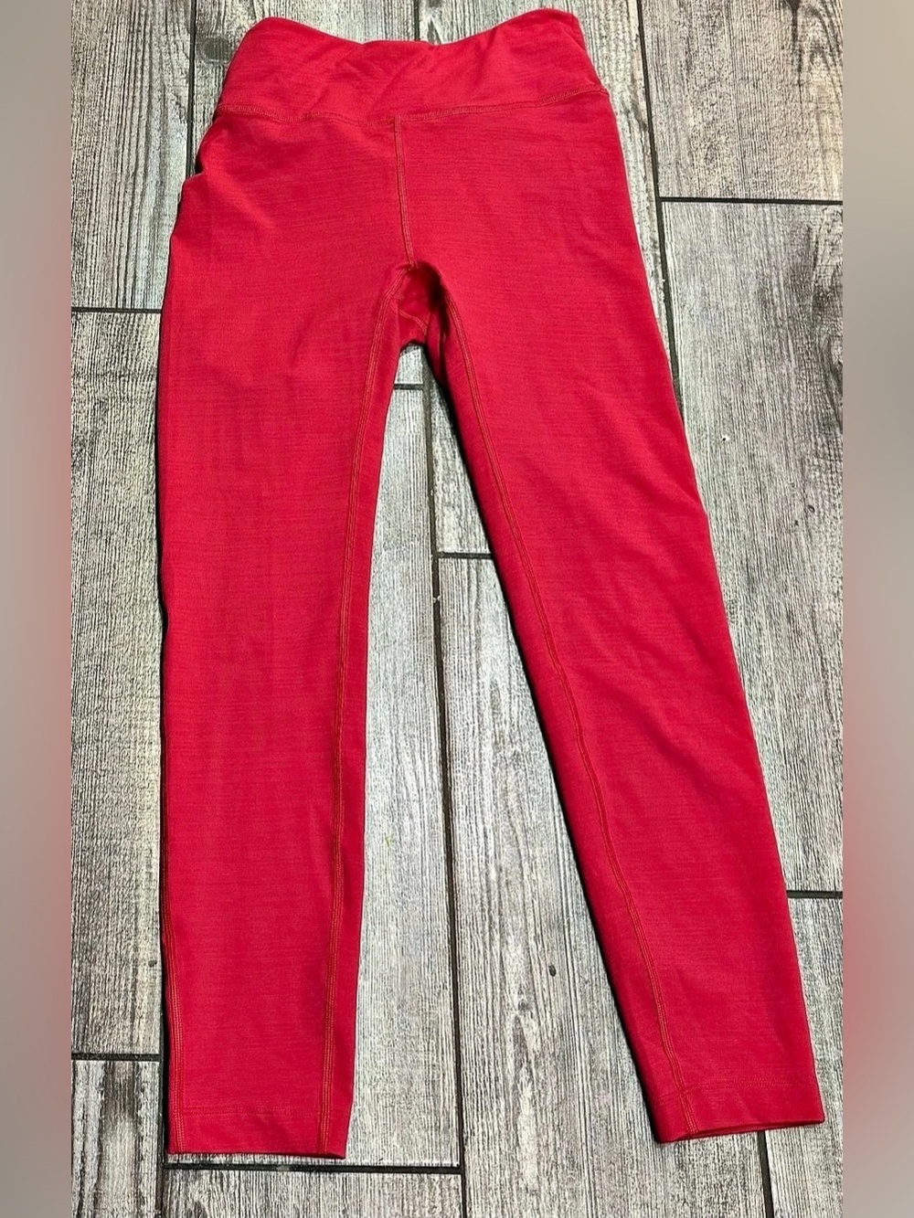 Outdoor Voices Red Athletic Leggings